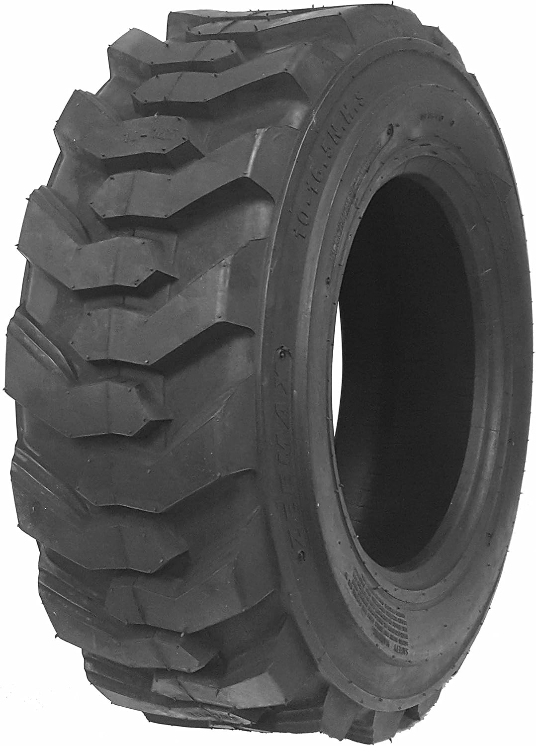 Set of 4 Heavy Duty 10-16.5 10 ply Skid Steer Tires W5893