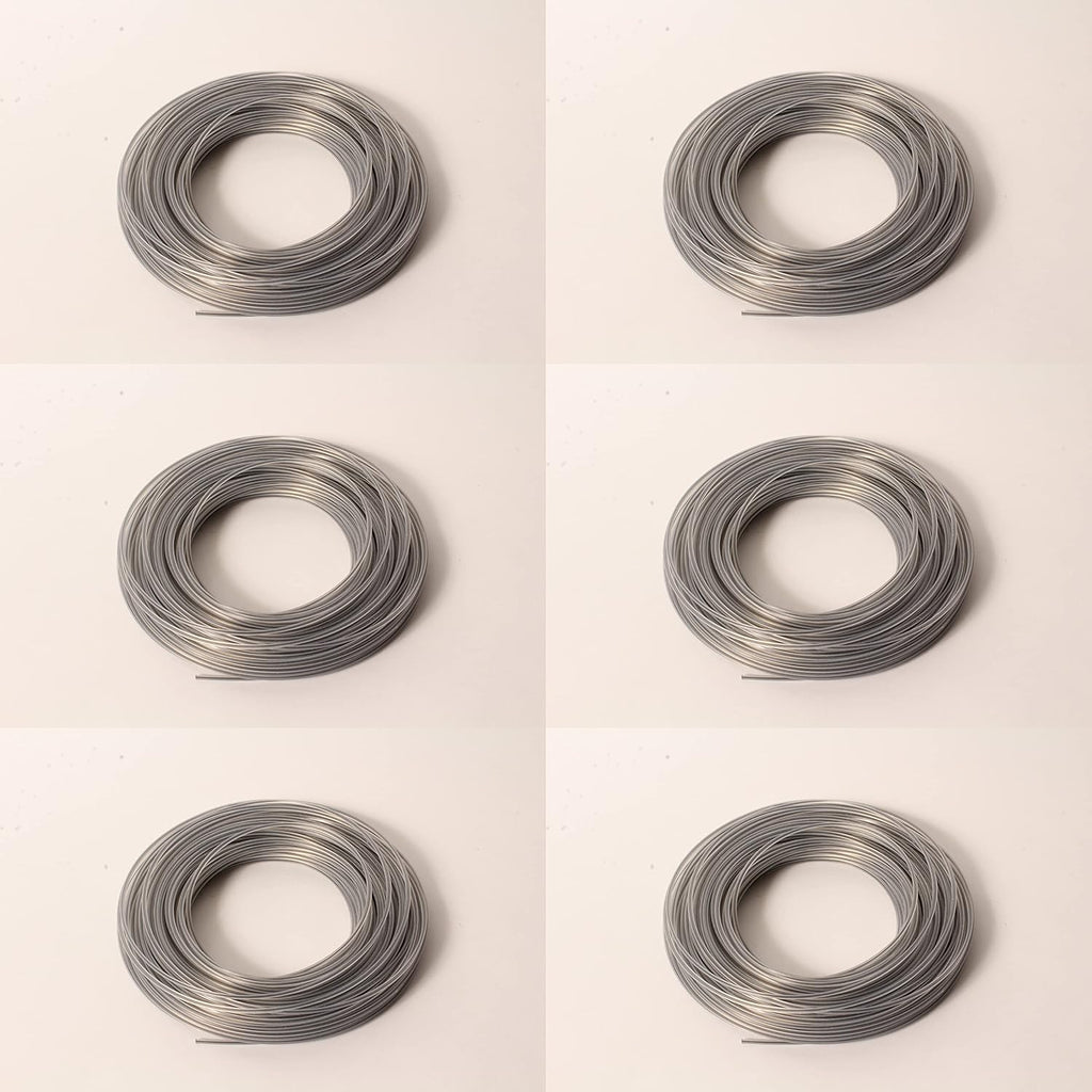 6PK .095" x 113' Square Trimmer Line Spool Pack of 2 J1628