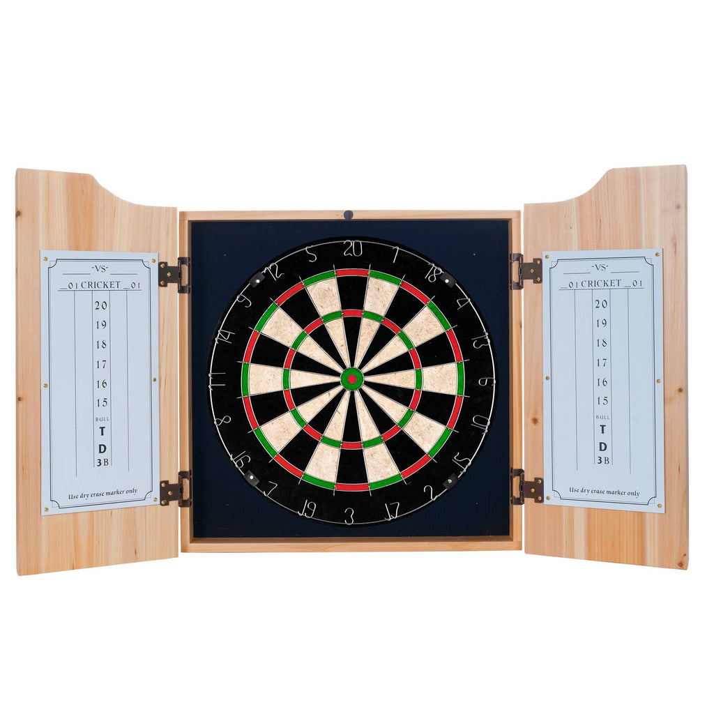 Dart Cabinet Set with Darts and Board Z703