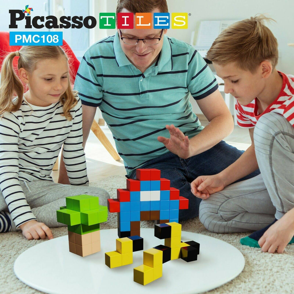 108 Piece Magnetic Building Cubes Toy Set J648149