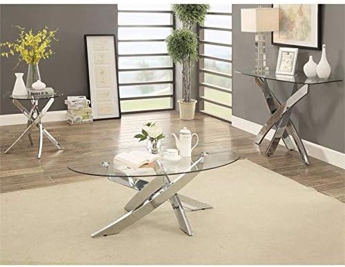 Chrome Metal Coffee Table D200871