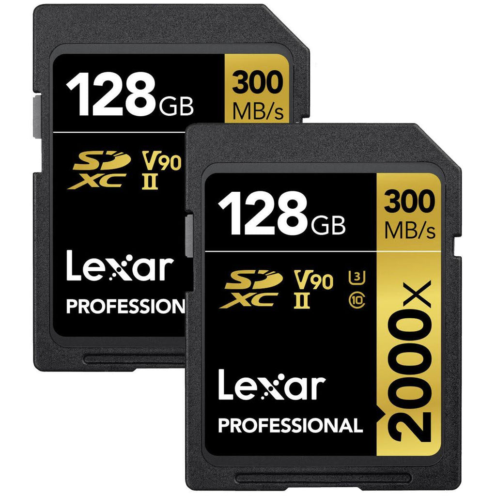 128GB UHS-II SDXC Memory Card (2-Pack) Y89412