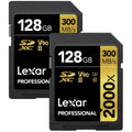 128GB UHS-II SDXC Memory Card (2-Pack) Y89412