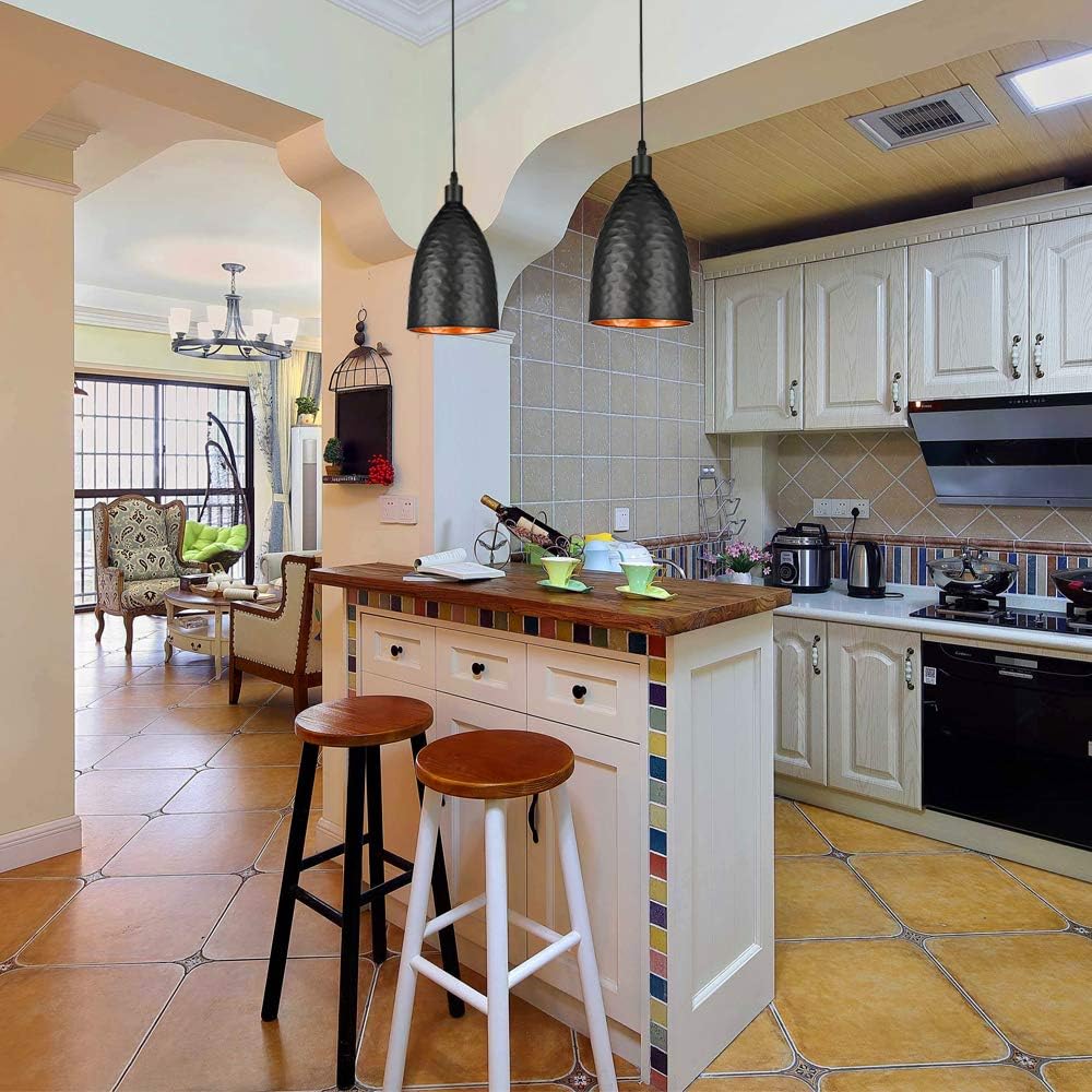 Black Metal Pendant Light N568776