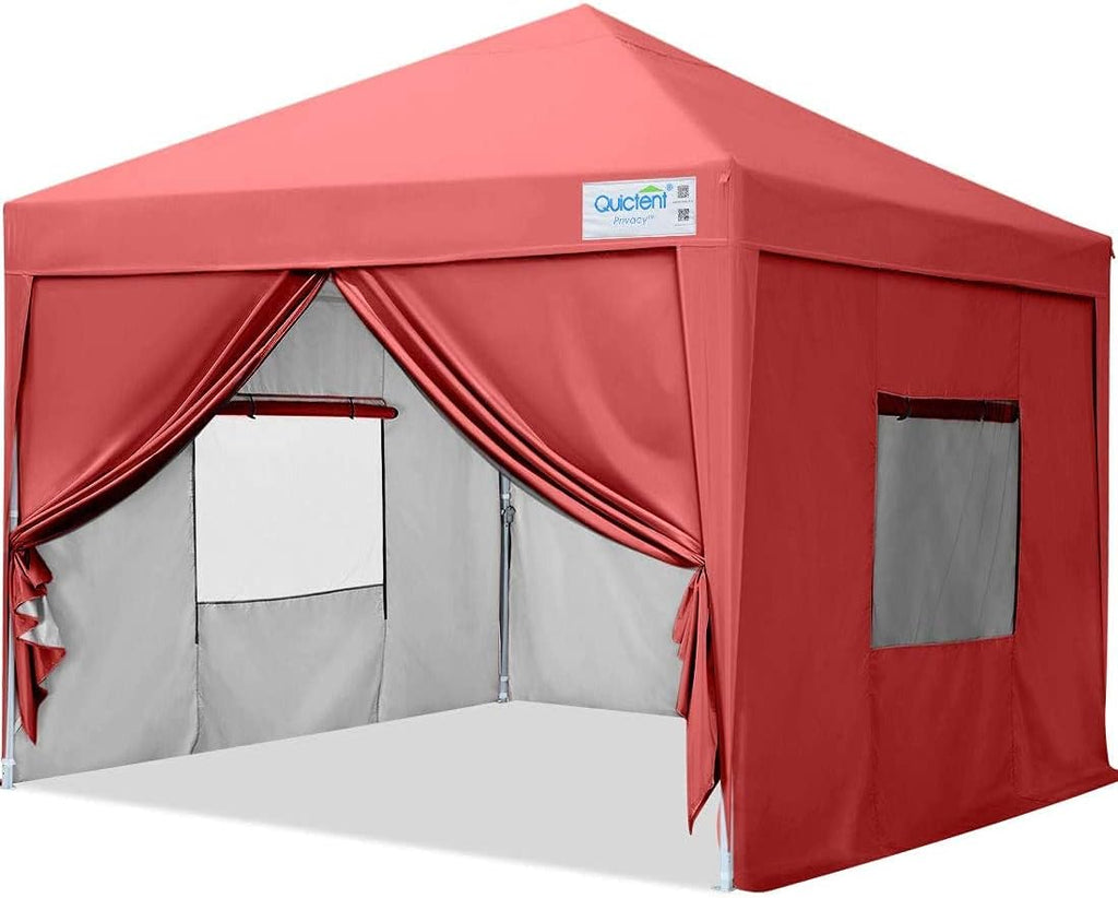 10x10 Pop up Canopy Tent with Sidewalls Waterproof P47148