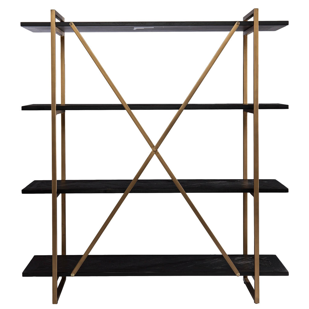 Black Wood Bookshelf N886