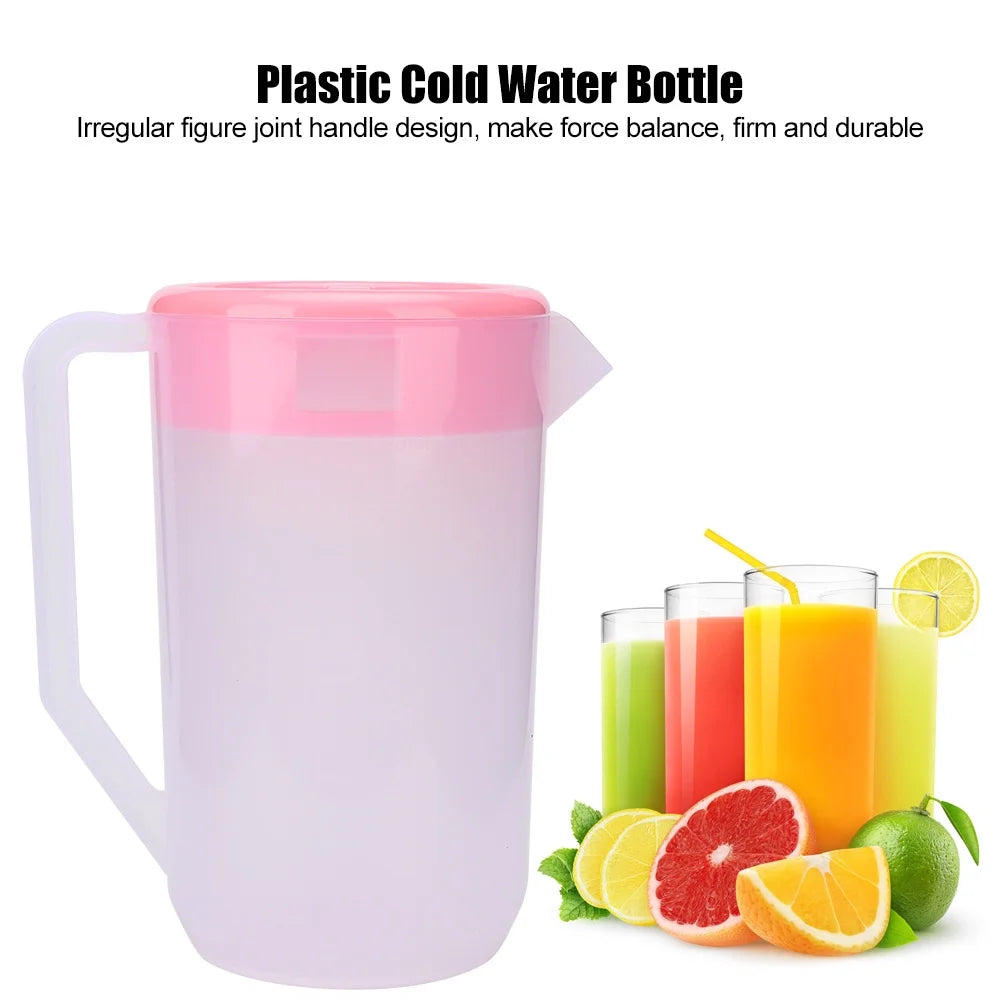 Pink 4000ml Plastic Cold Kettle Water Bottle E7003