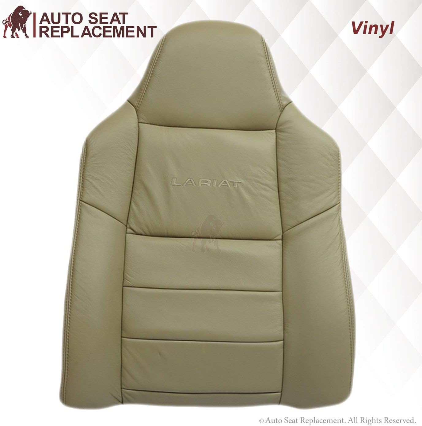 Passenger Bottom Leather Seat Cover for Ford F250 F350 X2119