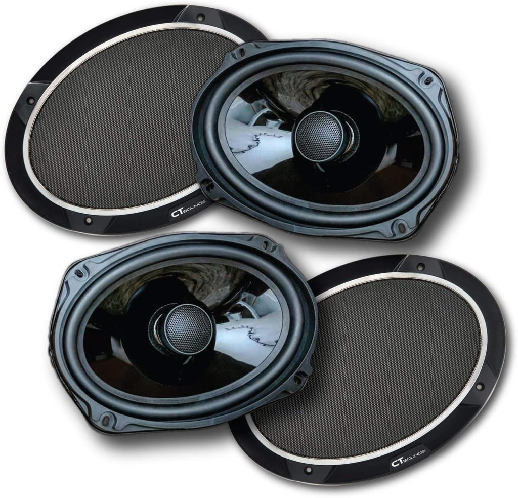 6x9” 320 Watt 2-Way Weatherproof Coaxial Car Speakers A68620
