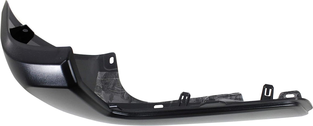 Black Driver Side Rear Bumper End Cap Pack of 2 T6919
