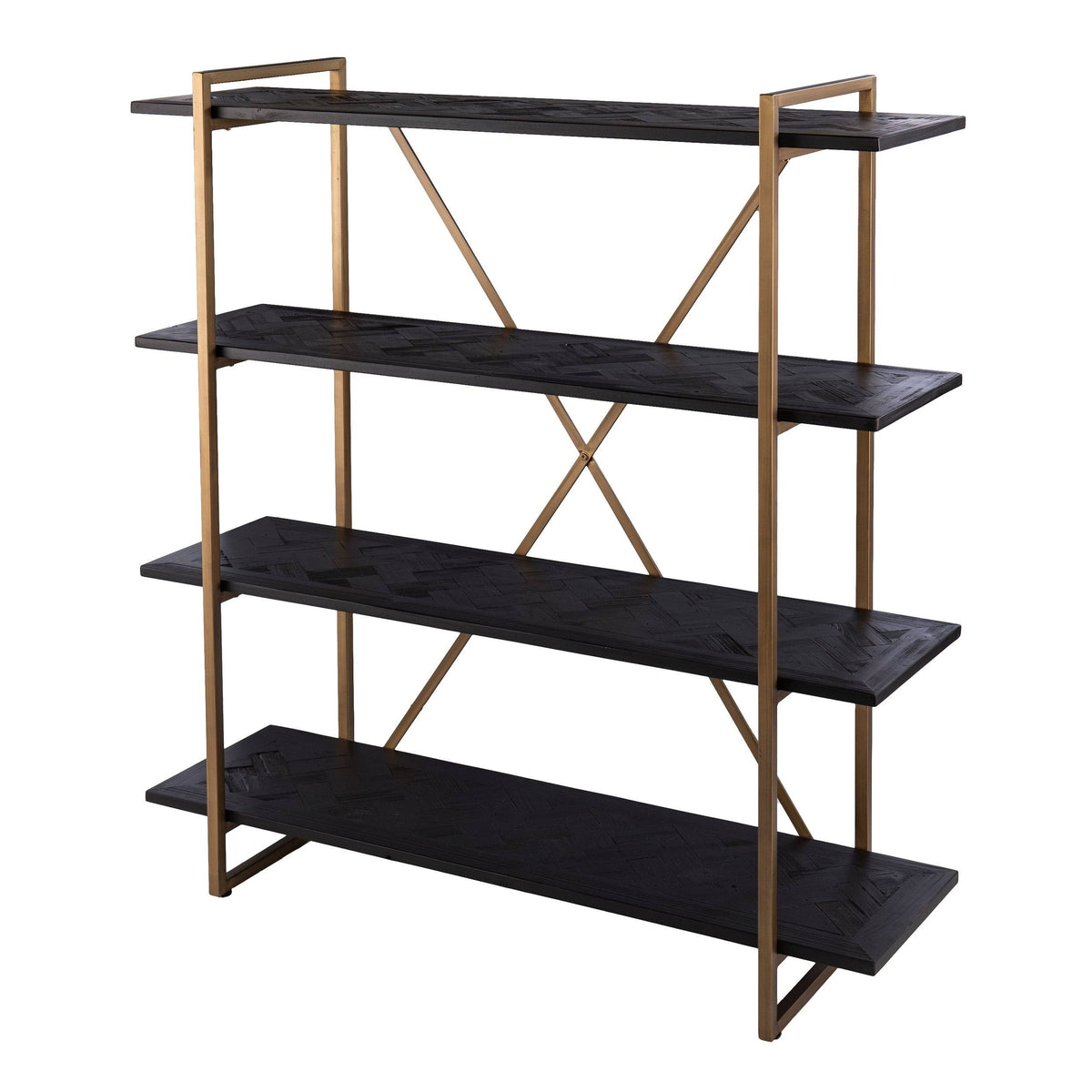 Black Wood Bookshelf N886