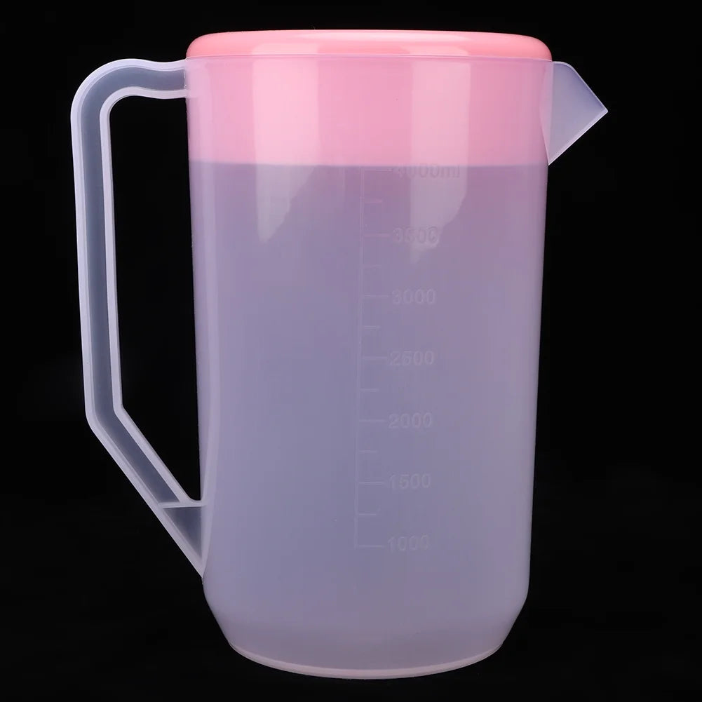 Pink 4000ml Plastic Cold Kettle Water Bottle E7003