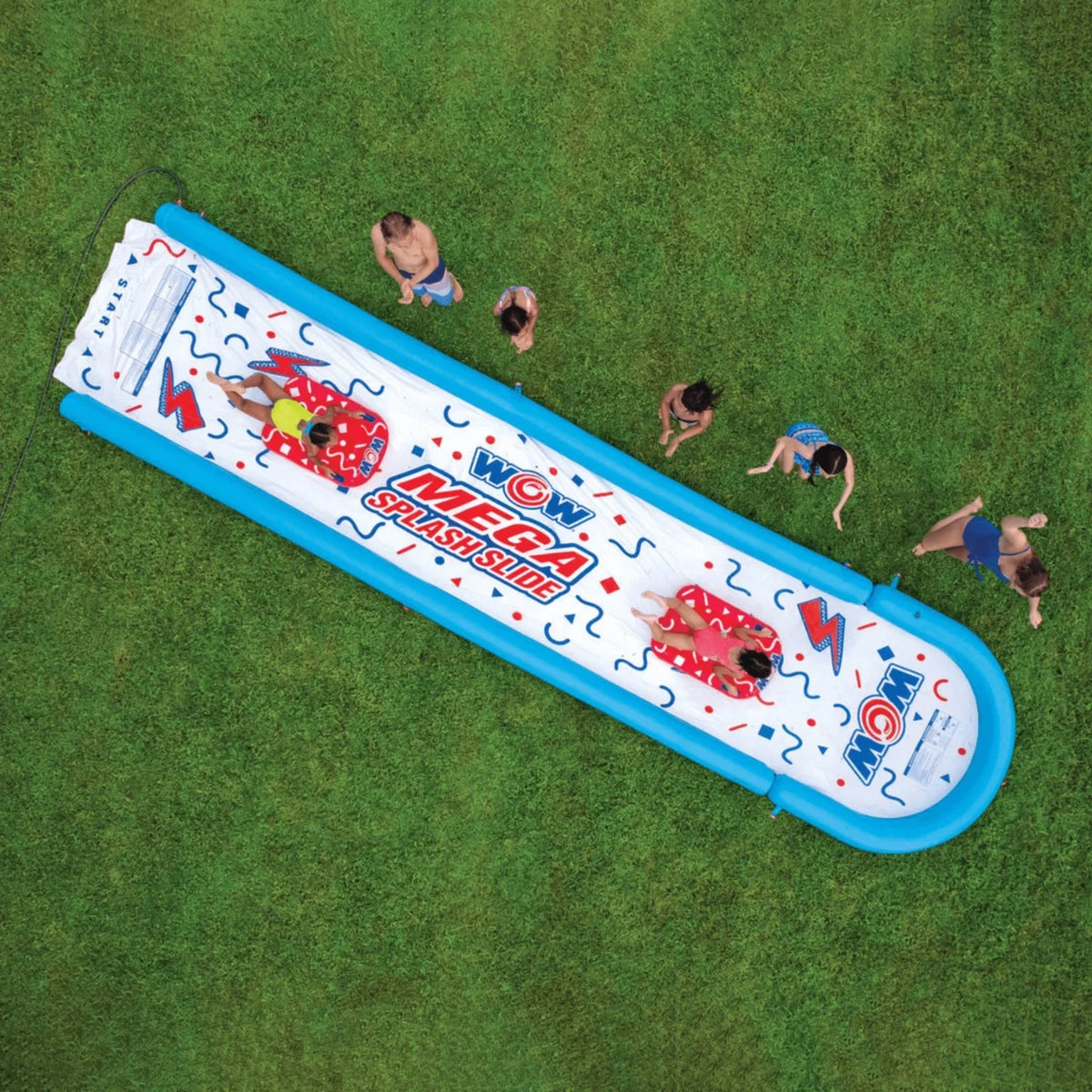 25 Ft Backyard Slide with Splash Pool M4929