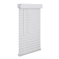White Faux Wood Blind R626