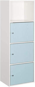 3 Door Cabinet, White/Sea Foam S9743