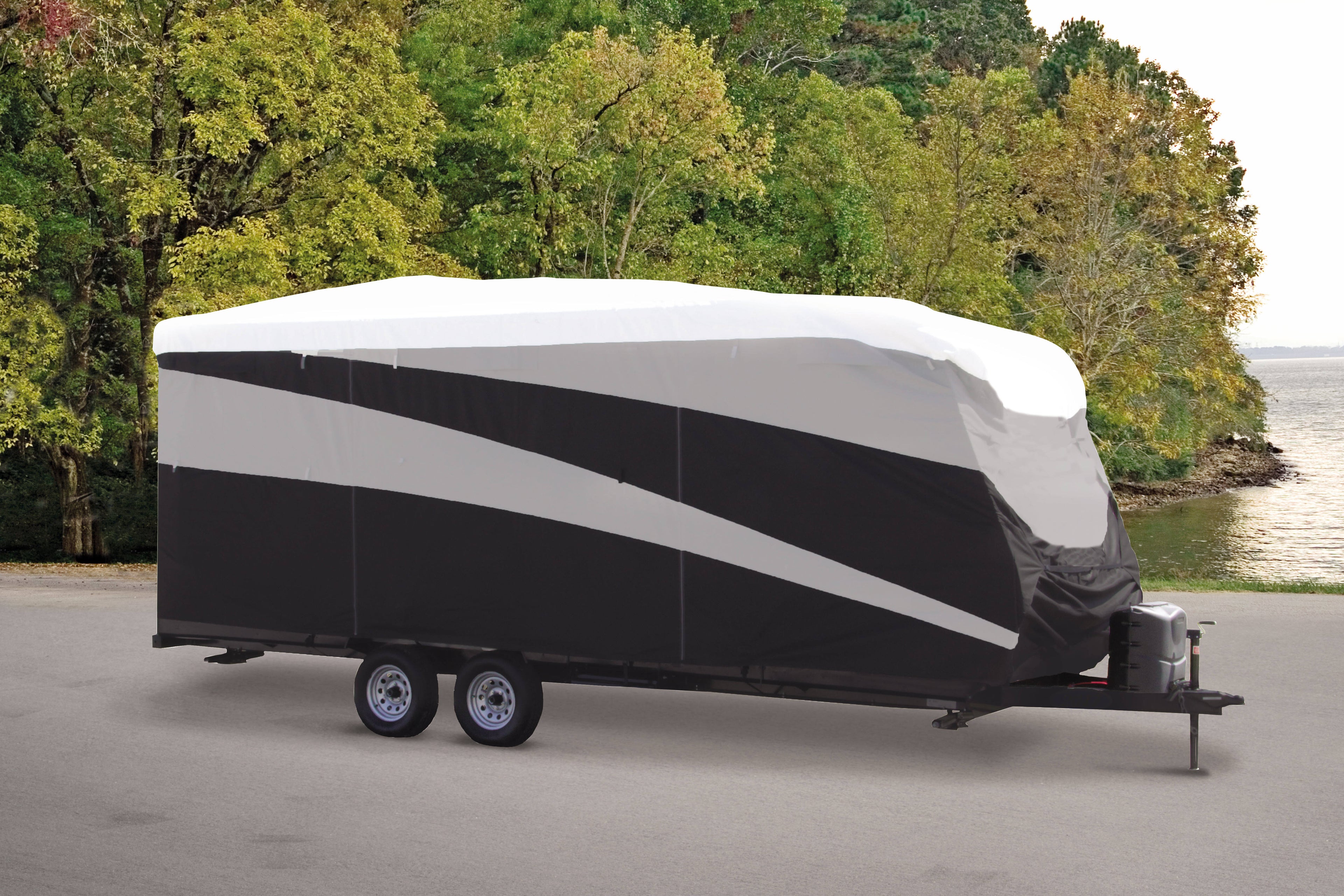 Black Travel Trailer Cover J62101