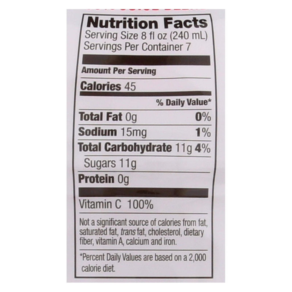 Super Fruit Punch Juice Drink, 59 Fluid Ounce, 8 per case O491122
