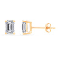 18K Yellow Gold Diamond Stud Earrings F788274