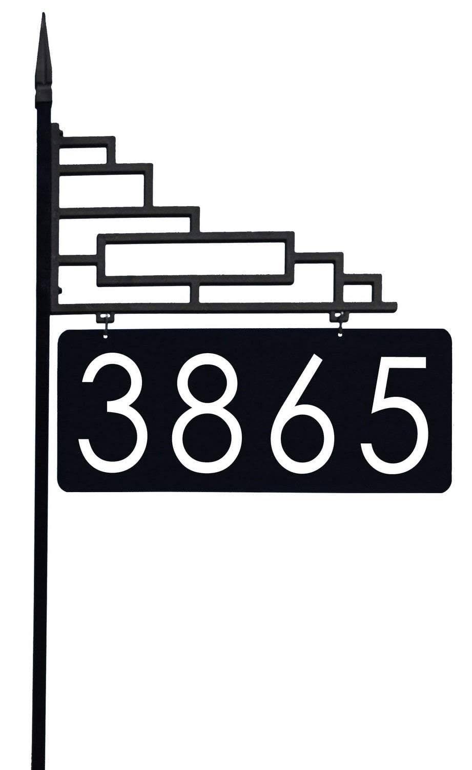Reflective 911 Yard Address Sign S837