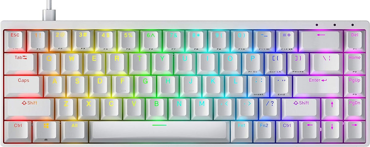 65% RGB Mechanical Keyboard with Cherry Brown Switch N581