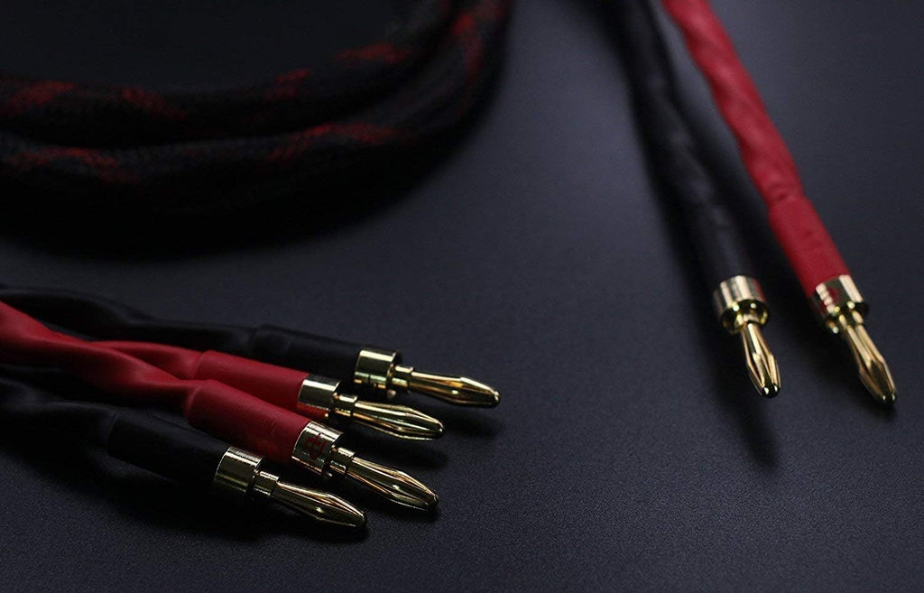1.5M Bi-Wire Speaker Cable with Banana Plugs, Pack of 2 K560