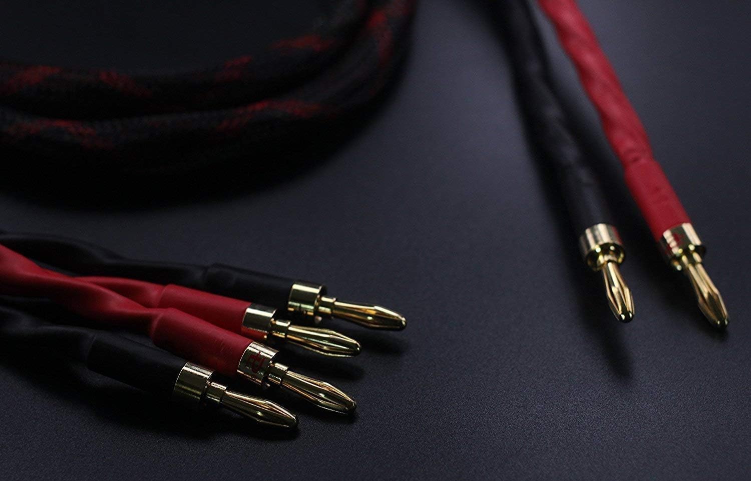 1.5M Bi-Wire Speaker Cable with Banana Plugs, Pack of 2 K560