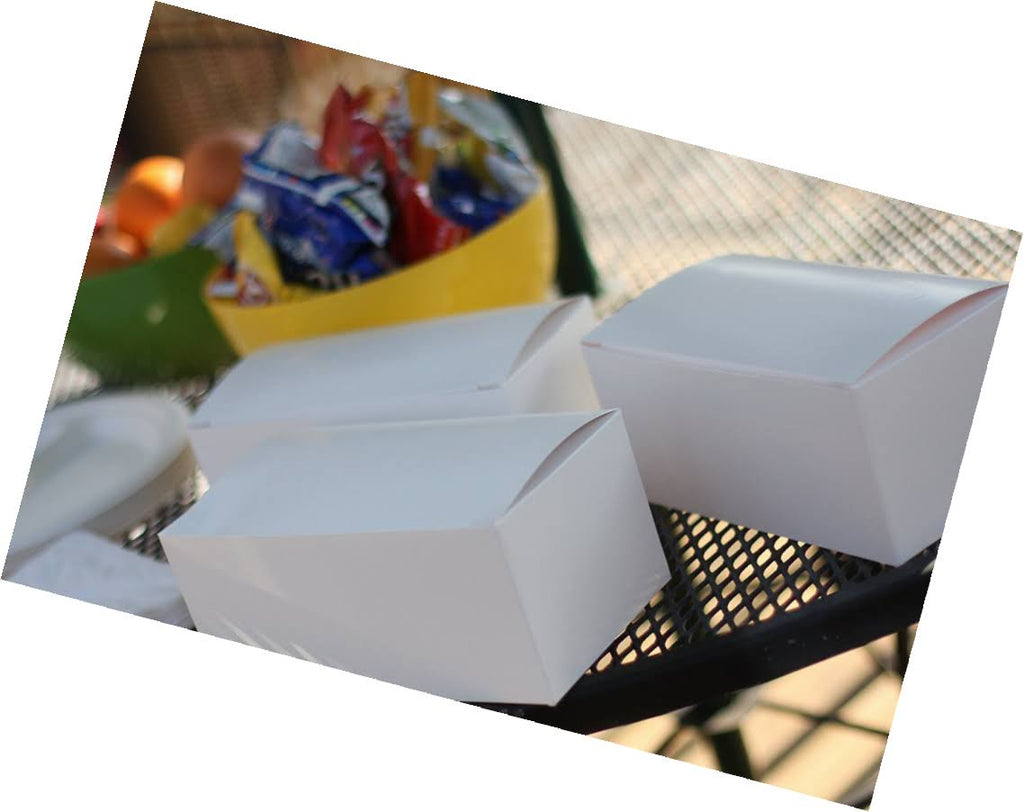 White Paperboard Tuck Top Boxes, 250-carton V668698