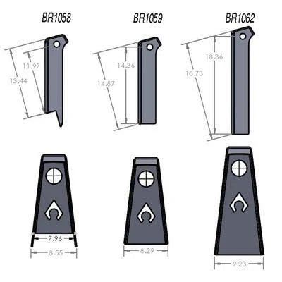 Shock Tower Cutout Pair D8280