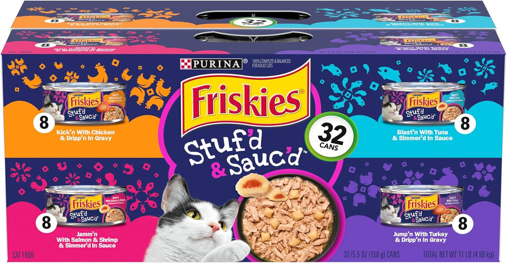 Wet Cat Food Variety Pack, 40 Cans, 5.5 oz. Z654