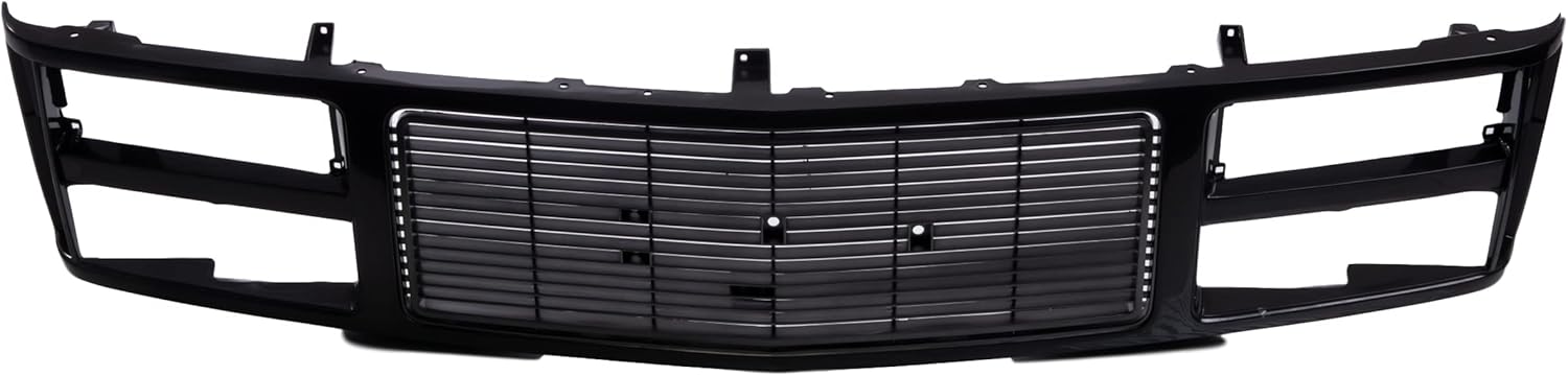 Front Black Grille Assembly Shell Insert for GMC Suburban Yukon Sierra Pickup 1988-1993 U82211
