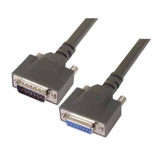 Heavy Duty D-Sub Cable, DB15 Male / Female, 2.5 ft P54660