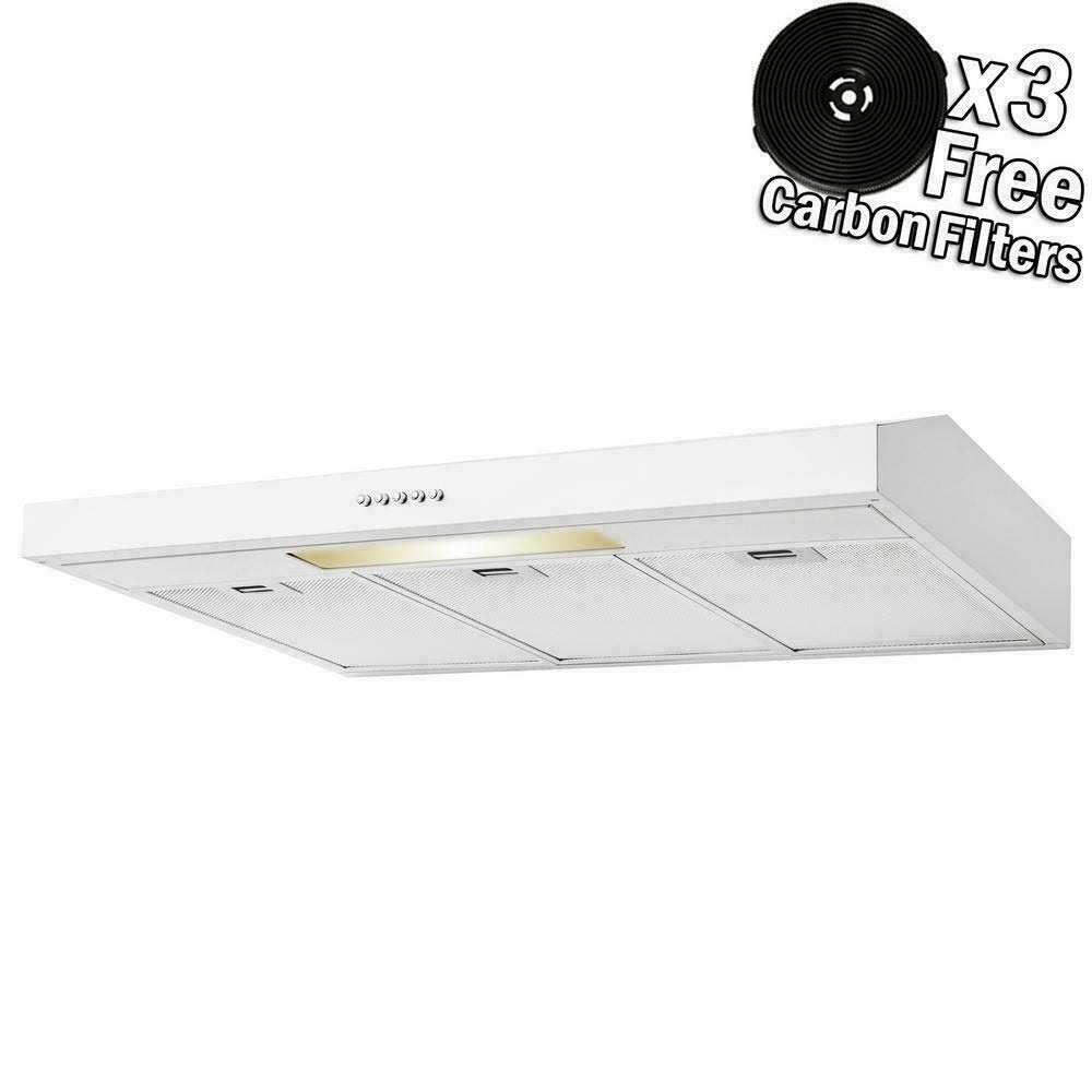 36x22 Under Cabinet White Stainless Steel Kitchen Range Hood V151