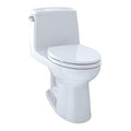 Cotton White One-Piece Elongated 1.6 GPF Toilet U604