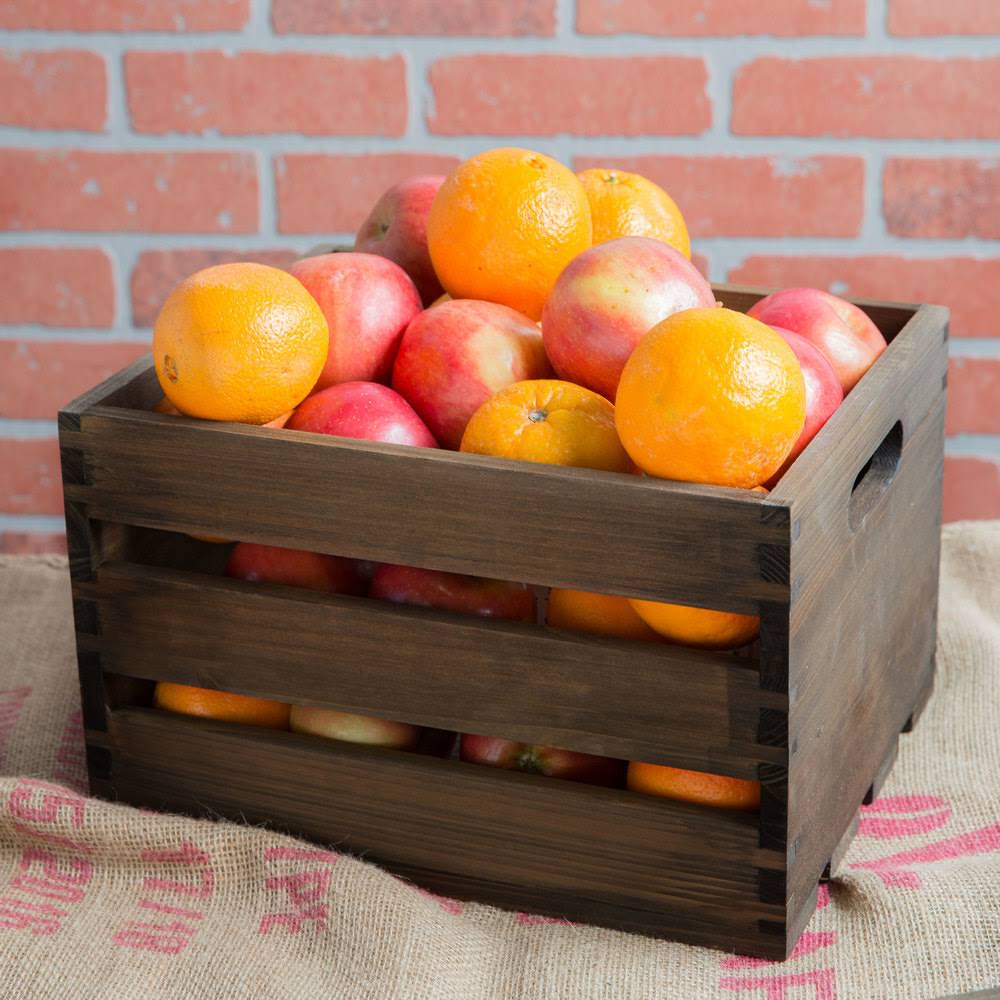 Vintage Wood Rectangular Crate K347029