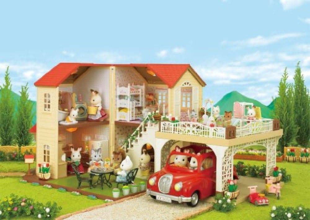 Large House with Carport Fence X3347