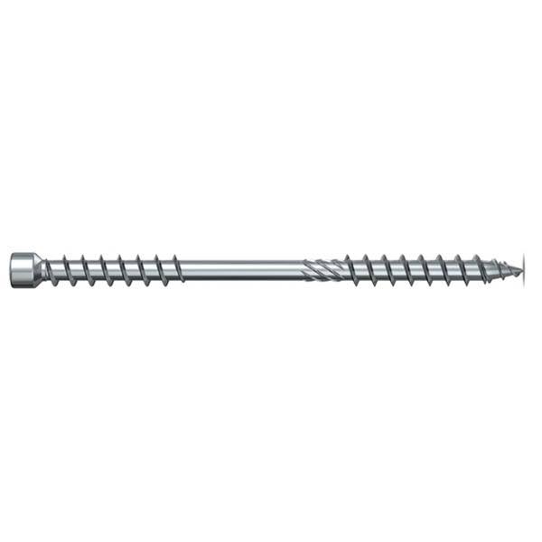 Torx White Galvanized Screw with Reduced Head and Double Full Thread R6257