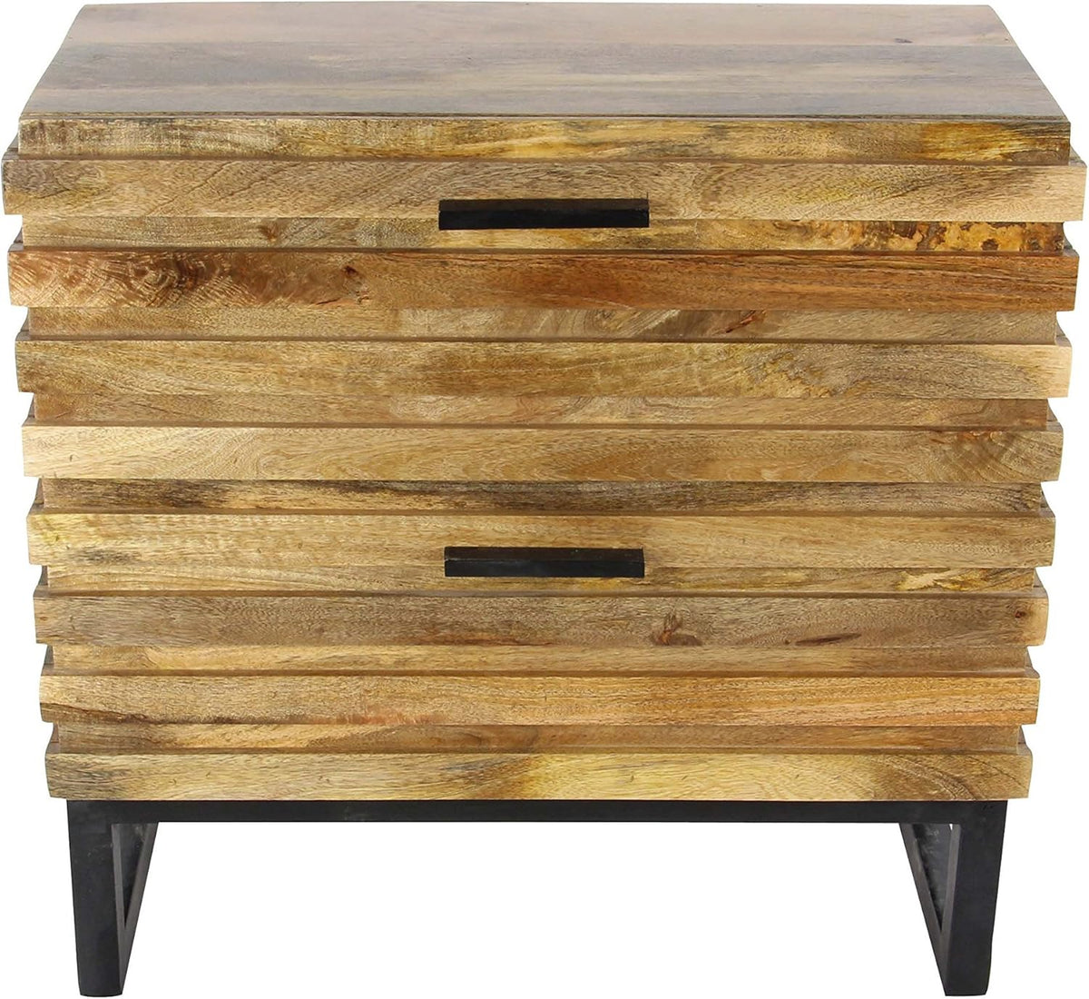 Wood And Metal Cabinet H464022