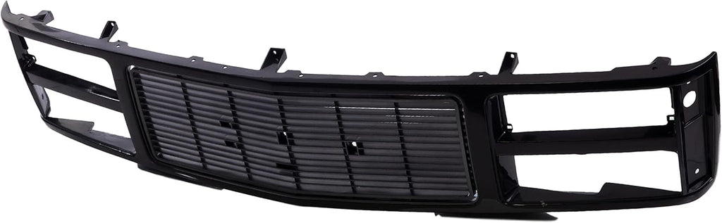 Front Black Grille Assembly Shell Insert for GMC Suburban Yukon Sierra Pickup 1988-1993 U82211
