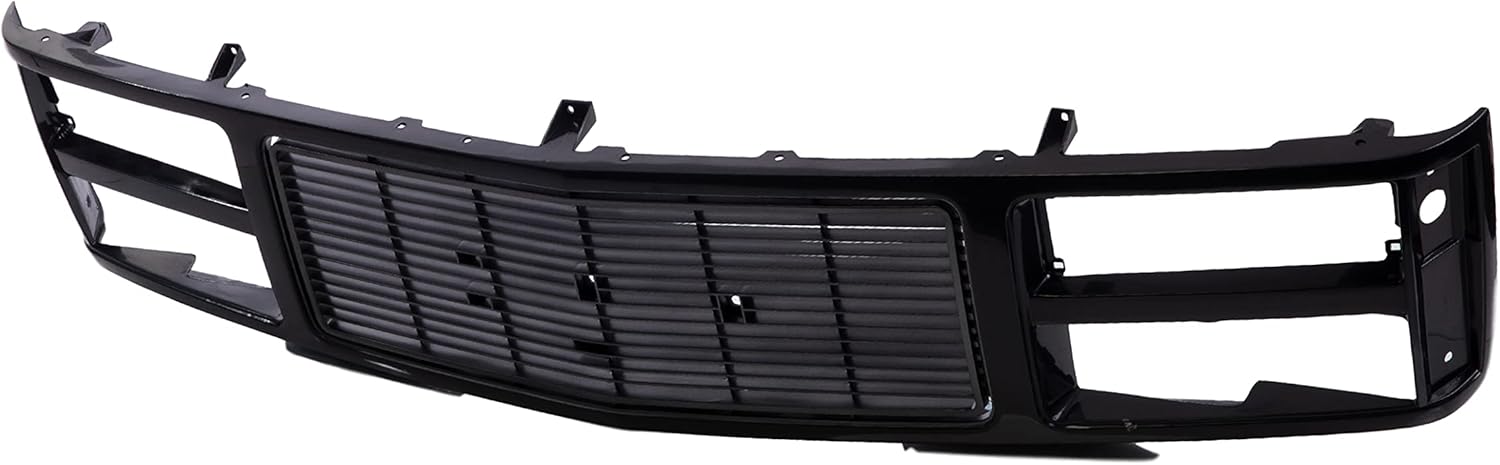 Front Black Grille Assembly Shell Insert for GMC Suburban Yukon Sierra Pickup 1988-1993 U82211
