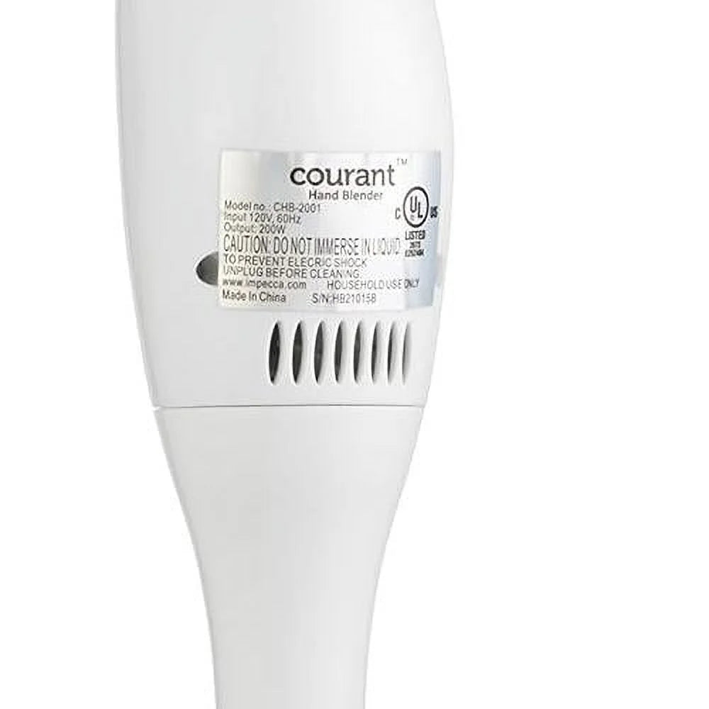 White Immersion Blender F2196