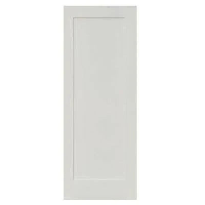 Primed White Solid Hybrid Core MDF Wood Interior Door Slab L49902