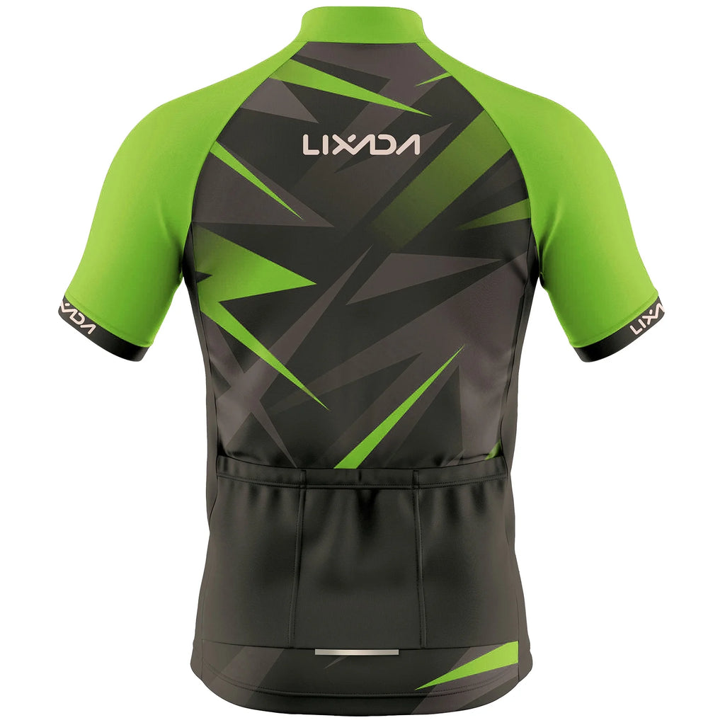 Men Cycling Jersey Short Sleeve Bike Shirt Padded Shorts MTB Clothing Suit Y27804