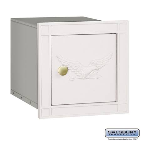 Cast Aluminum Column Mailbox - Non-Locking - Black N326033