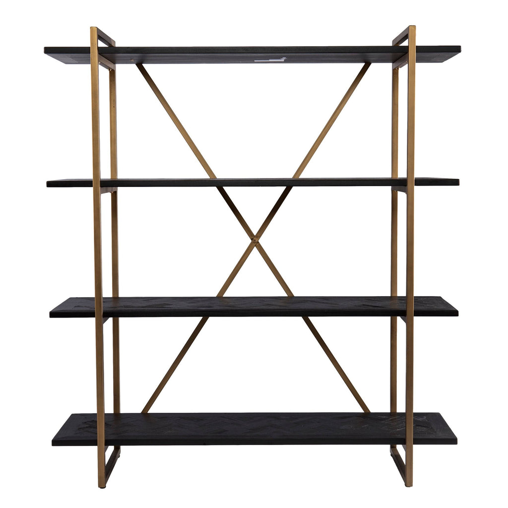 Black Wood Bookshelf N886