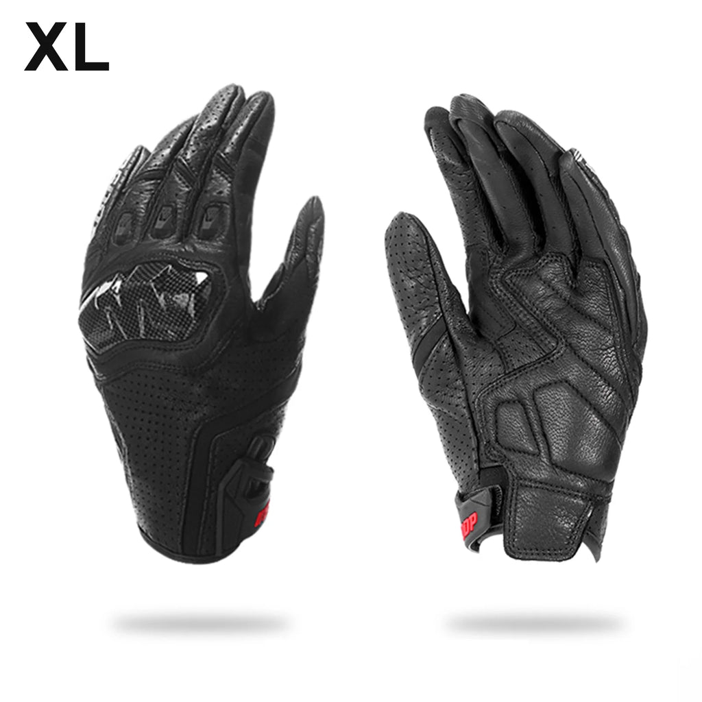Carbon Fiber Knuckle Motorcycle Gloves Y1469