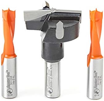3-Pc Carbide Tipped Hinge Boring Bit Set W7196