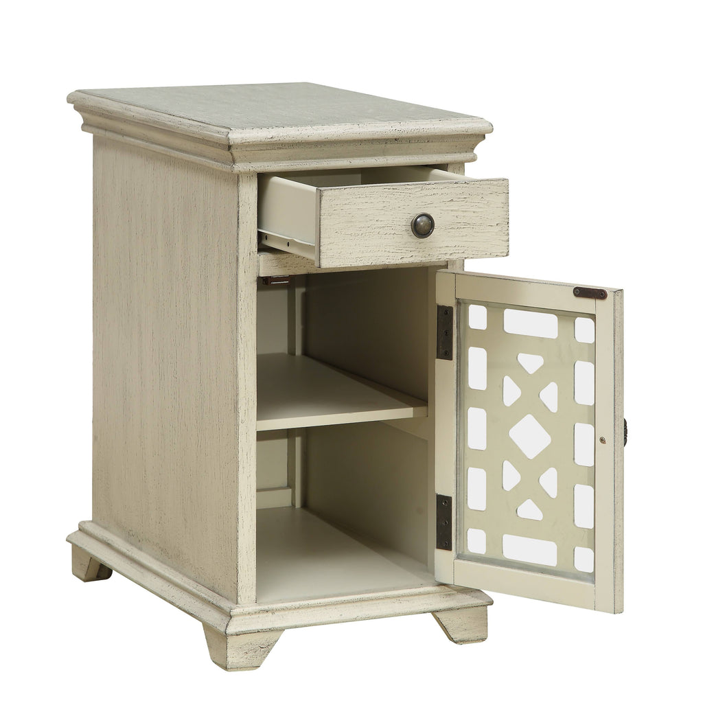 One Drawer One Door Chairside Cabinet Z80010