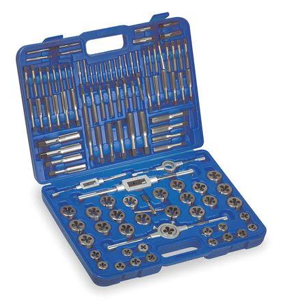 110 PC High Carbon Steel Tap/Die Set M1358