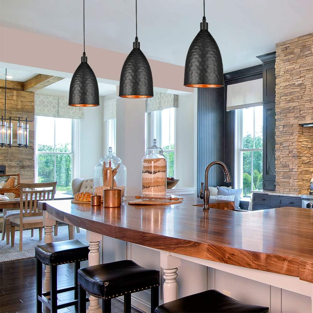 Black Metal Pendant Light N568776