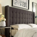 Dark Grey Queen Headboard R743903